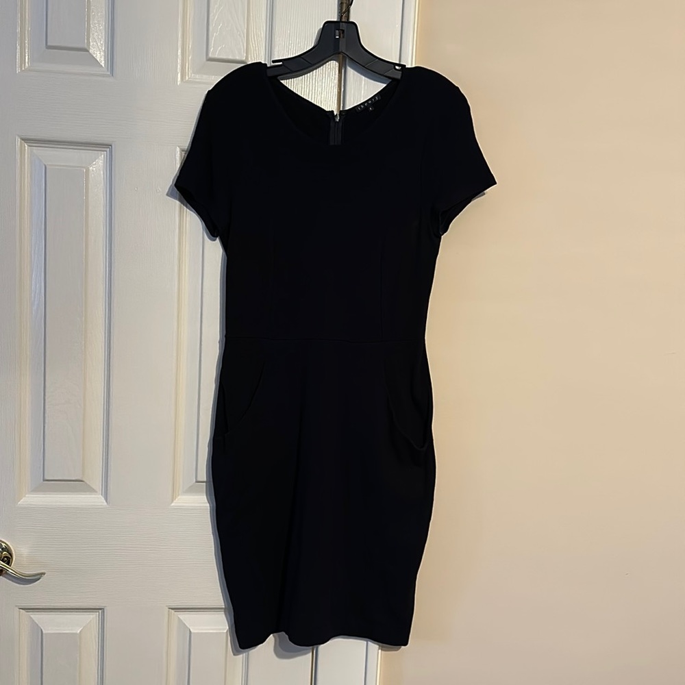 Theory Black Knit Dress - Size 4